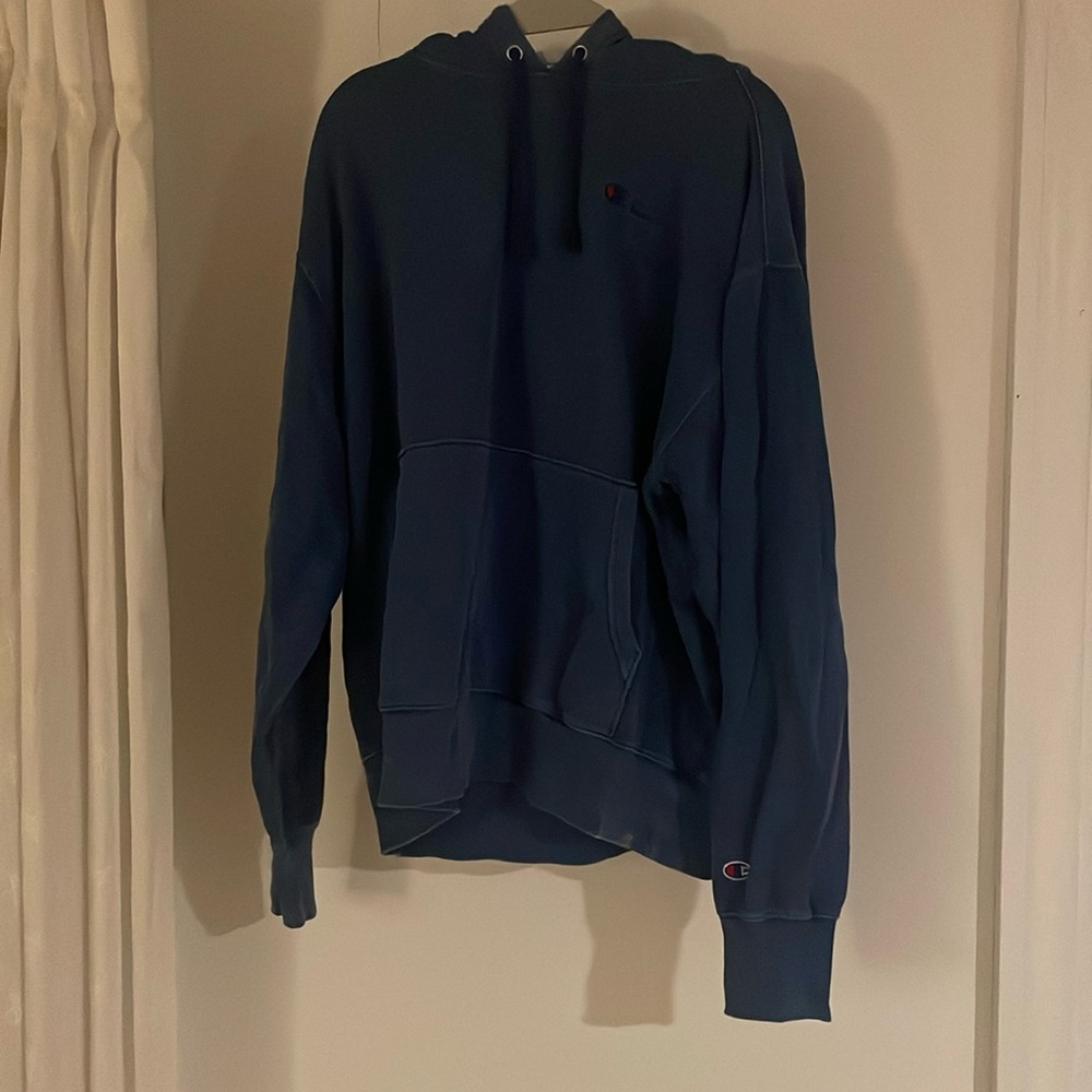 Champion Blue/Blue Hoodie Men’s (L/XL)